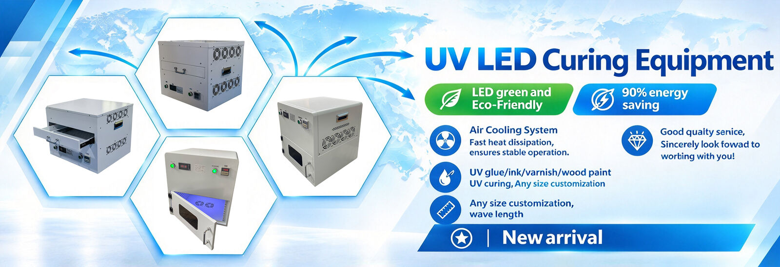 تجهیزات پخت UV LED
