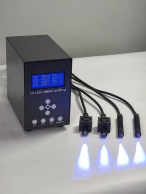 سیستم خشک کردن نقطه های چند کانال UV LED با خروجی تابش بالا و تولید گرما کم برای مونتاژ دقیق