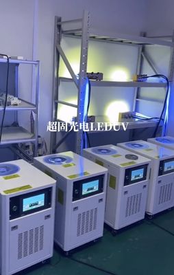 2025 18W/CM2 آب خنک کننده دستگاه UV LED 6000W دستگاه خشک کن لامپ UV با قدرت بالا
