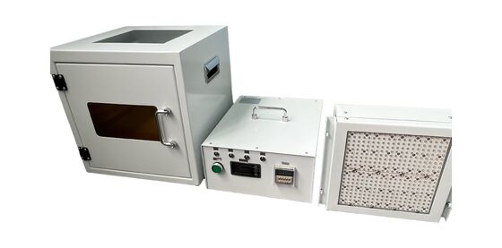 لامپ آزمایش ضدآفتاب چند باند UV که خشک شدن سریع مواد چسب و پوشش رنگ ضدآفتاب رزین UV را ارائه می دهد