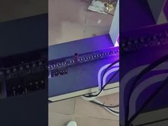 دستگاه نقاله UV بدون تخلیه VOC 395nm 365nm خنک کننده آب نسخه ی نمایشی