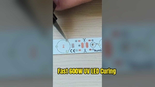 600 وات UV LED سیستم پخت محلول خشک کردن سریع جوهر