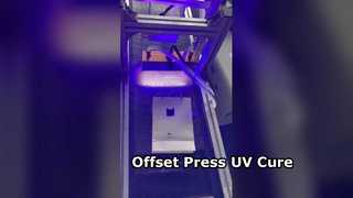 مشاهده چراغ لامپ UV 1200W LED UV Curing System برای نسخه نمایشی OEM Offset Press Offset-Fed