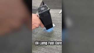 لامپ UV دستی 60 وات 395 نانومتری رزین هوشمند تعمیر و پخت LED قابل حمل